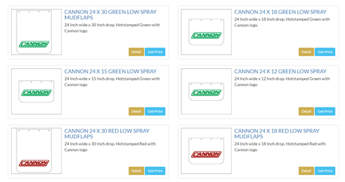 Mudflaps Australia Online Ordering System